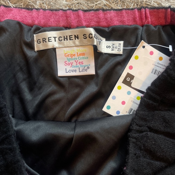 NWT Gretchen Scott Cashmere-Like Pencil Black Skirt - Picture 3 of 4